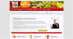 Desktop Screenshot of fruktdirekt.se